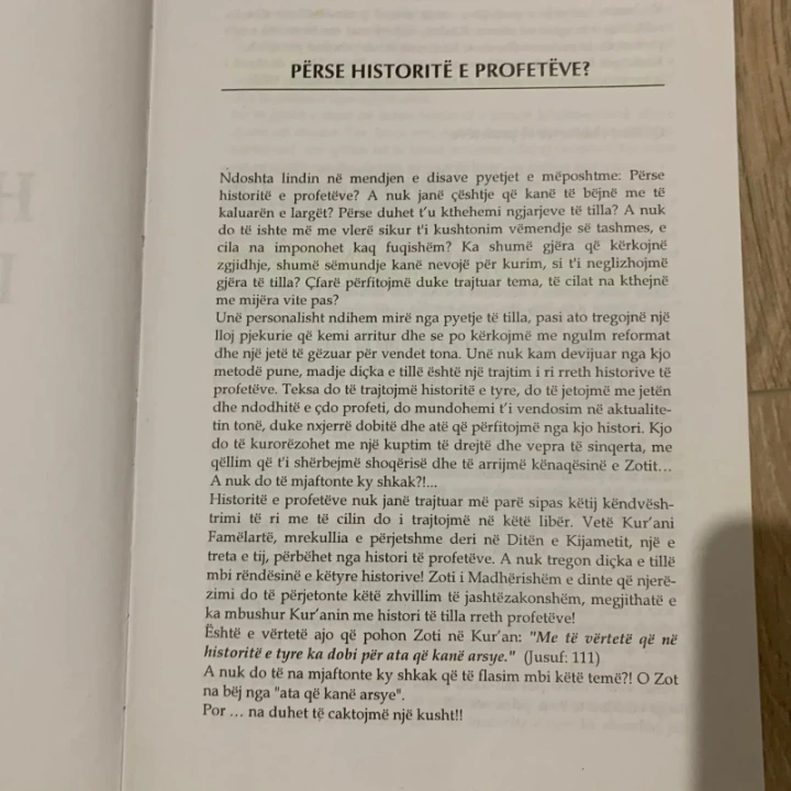 Libri Historite e Profeteve